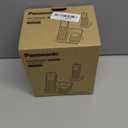 Panasonic Cordless Phone with Answering Machine, Advanced Call Block, Bilingual Caller ID and High-Contrast Display, Expandable System with 2 Handset Cordless Telephones - KX-TGD832M (Metallic Black)