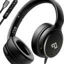 USB C Headphones Wired Headphones Over Ear with HD Mic, Lightweight Foldable Active Noise-Canceling Headphone for iPad/Sports/School/Travel/iPhone 17/16, Samsung S25/S24, Google Pixel 9,Ideal Gifts