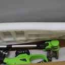 DEGGE Cordless Electric Weed Wacker, 2X 3.0Ah/ 21V/ 12" Battery Weed Eater