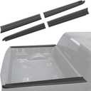 Bed Rail Cap Cover for Ford F150 15-20, 5'5ft w/Stake Holes Bedrails Covers Left & Right Smooth Finish Back Bedrails Covers Protectors Molding Cap Kit for Ford F150 2015-2020 Accessories