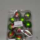 Winpion 12 Pcs Christmas Ornaments for Tree,2.4 Inch Red Green Glittering Christmas Tree Ornaments,Ball Ornament Hanging Bulbs Pendants for Xmas Holiday Decorations