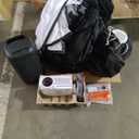 iLive Pop-Up Home Movie Theater Kit with Inflatable Screen, Projector and Party Speaker