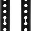IFCASE Steel VESA Extension Brackets for TV Ceiling/Wall Mounts, Adjustable Heavy Duty Vertical VESA Extender Replacement Bracket (Black)