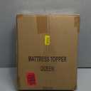 Memory Foam Mattress Topper Queen Size, 3D Bubble Mattress Pad Cover, Bed Topper for Back Pain,Comfy Plush Foam Filled Pillow Top, 60"x80"