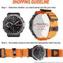 22mm Nylon Watch Band Compatible with Amazfit T-Rex 3, Military Patches Design, Rugged Quick Release Sports Replacement Watch Strap for Outdoor & Camping Running for Men Women