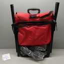 Amazon Basics Collapsible Folding Heavy Duty Utility Wagon for Outdoor Sports, 265 pounds Weight Capacity, Camping, Garden, and Shopping, 27.6 x 40.9 x 20 inches, Red