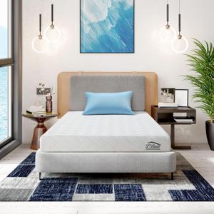 LBaiet 8 Inch Gel Memory Foam Mattress, Twin Size - Bed in a Box - Medium Firm - Breathable Cooling-Gel Comfort Technology - Pressure Relief Comfy Support Soft Fabric Cover - CertiPUR-US Certified