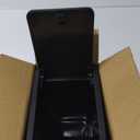 TIPGO Bathroom Trash Can with Lid, 10 Liter/ 2.6 Gallon Slim Garbage Can, Small Trash Bin Waste Basket with Pop-Up Lid for Kitchen, Bedroom, Living Room, Office (Black)