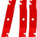 MAXPRO 3 Packs Mower Mulching Blade Compatible with Cub Cadet 50 Inch RZT 50 LTX 1050 / Fits Troy Bilt MTD Replaces 942-04053A 742-04053C 742-04053A 742-04053 942-04053 942-04053C (742-04053)