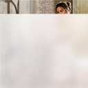 Coavas Window Privacy Film Decorative, Frosted Glass Window Film Non Adhesive, Static Cling, UV Blocking Window Clings for Home Office (Pure, 35.4 x 157.7 Inch)