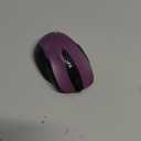 TECKNET Wireless Mouse, 2.4G Ergonomic Optical Mouse, Computer Mouse for Laptop, PC, Computer, Chromebook, Notebook, 6 Buttons, 24 Months Battery Life, 2600 DPI, 5 Adjustment Levels (Purple)