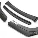 Front Bumper Splitter Compatible with Lincoln Continental Spoiler Carbon Surface Skirt Body Kit(Pure Carbon Surface)