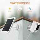 Solar Panel for Ring Camera, 3 Pack 4W Solar Charger Compatible with Rings Spotlight &All-New Stick Up Outdoor Cam Battery, 10ft Long Cable with USB-C to Ring Barrel Plug Adapter