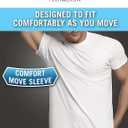 Fruit of The Loom Men's Crew Tee Undershirts, Moisture Wicking & Tag Free, White, Pack of 6, Medium