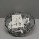 CAXXA 2 Tier Fruit Basket Bowl Kitchen Heavy Duty Wire Organizer, Black