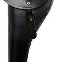 US Civil War Revolver Holster Black Leather Left Hand Model