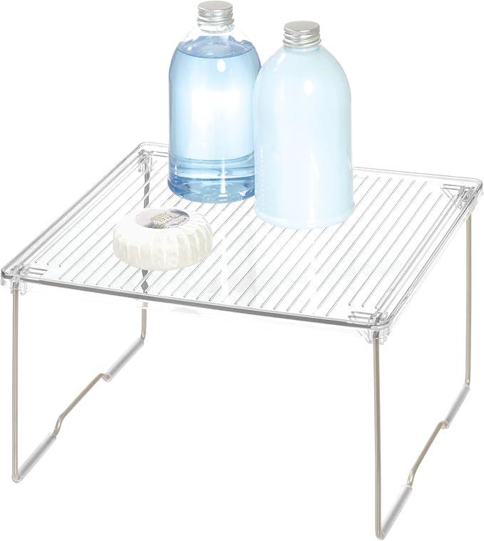 InterDesign iDesign Bath Stacking Small Clear/Satin Shelf
16"x 11.5" x 7"