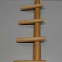 KYSMOTIC Wooden Coat Rack Wall Mounted | Modern Wood Coat Hooks for Entryway, Bedroom, Bathroom | 4 Pegs Wood Wall Hook for Hanging Clothes Robes Towels Hats