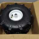 11x4.00-4" Tiller Tire and Wheel, 3/4" Axle Size, 3-1/8" Centered Hub, Compatible with Craftsman & Troy-Bilt Tiller Replacement, 2 Pack-11x4.00-4