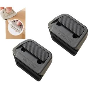 Mini Ceramic Box Cutter - Auto-Retractable 7mm Blade, Magnetic Package Opener, Compact Utility Knife for Mail, Crafts & DIY(2, black)