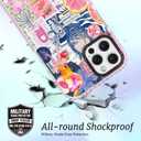 for iPhone 13 Pro CaseY2K Citrus Coastal Vintage Style Military-Grade Drop Protection TPU Camera Protection for Women Girls (BlueArt)