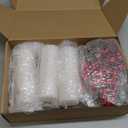 GlikCeil Christmas Centerpiece Candle Holders Christmas Tabletop Centerpiece with 3 Candle Holders Wooden Basket Pine Needles Red Berries Pine Cones for Xmas Tabletop Home Decor