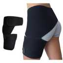  Wrap Hip Brace for Men Women (Black)