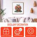 Wooden Puzzles for Adults - Strawberry Hut Wooden Puzzle, Unique Shaped Wood Jigsaw Puzzle for Adults, Wood Puzzles Adult, Gifts for Family, Wall Art Home Decor (170pcs 11.4 * 10.5in M)