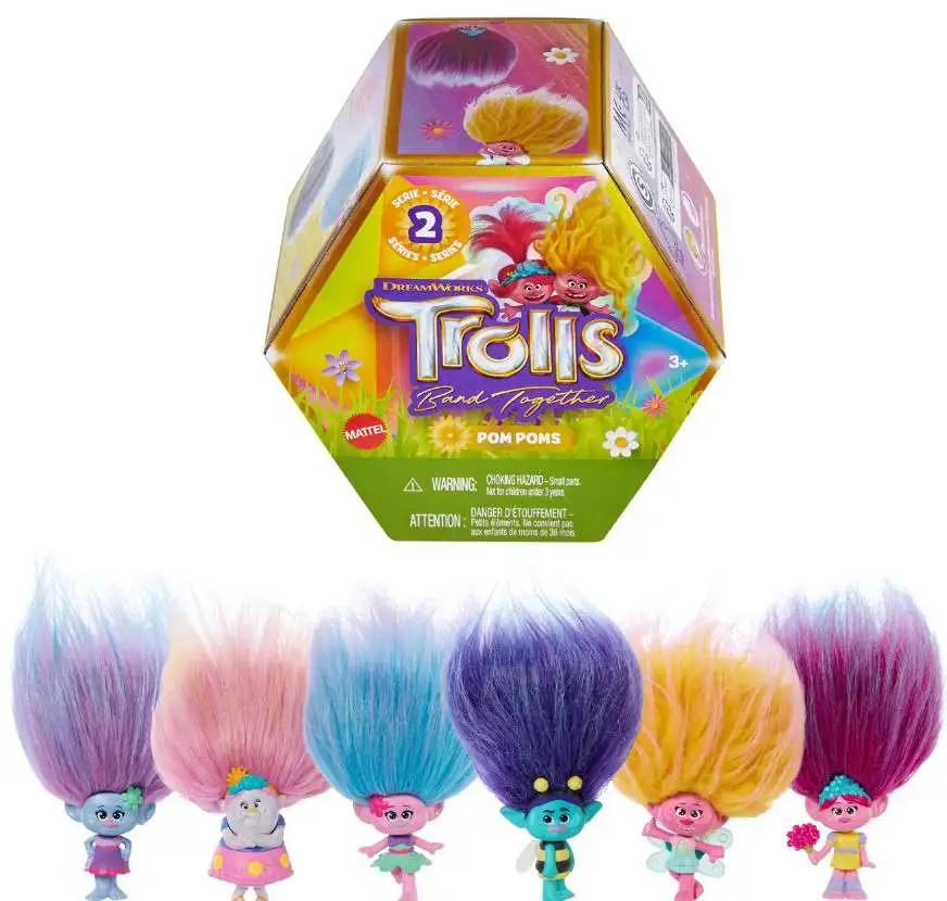 Trolls Band Together Series 2 Pom Poms Mystery Pack, Pack of 2