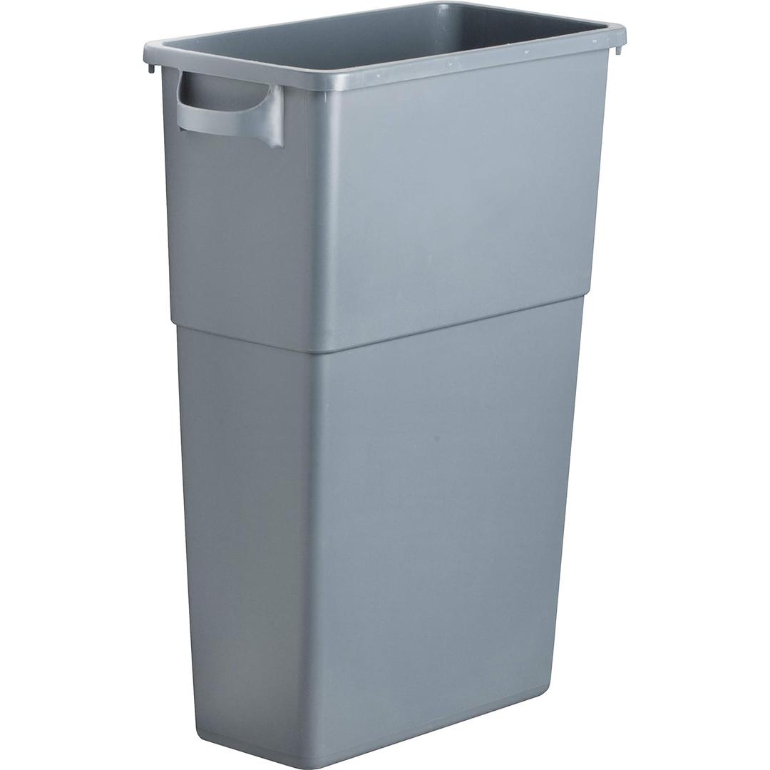 Genuine Joe Space-Saving Waste Container, 23 Gal