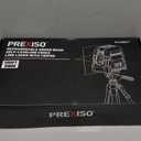PREXISO Laser Level with Tripod - 100Ft Rechargeable Dual Modules Line Laser, Self Leveling Wide Angle Cross Leveler Tool for Construction, Floor Tile Renovation with Magnetic Base, Target Plate, Bag