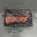 12V 7Ah LiFePO4 Battery, 2000+ Deep Cycle Lithium Iron Phosphate Rechargeable Battery for Ride on Toys, Solar/Wind Power, Small UPS, Lighting, Power Wheels, Fish Finder