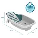 The First Years 4-in-1 Reclining Baby Bathtub Grows-with-Baby Adjustable Bath Seat Multi-Position Backrest for Newborn, Infant & Toddler Use Ages 024 Months