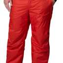 Columbia mens Snow Gun Ii Pant (4X Short, Sail Red)