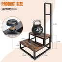 Upgraded Anti-Slip Step Stool with Handle, Heavy-Duty & Stable, Multi-Purpose for High Bed, Kitchen, Bathroom