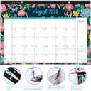 Desk Calendar 2026-2027 - Jul 2026 - Dec 2027, Large Monthly Desk Calendar 18 Months, 17" x 12", Desk Pad, Large Ruled Blocks, To-do List & Notes, Best Desk/Wall Calendar for Planning or Organizing Pack of 3