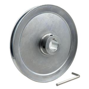 AB800-1-1/8 Single Groove Web Sheaves,8" OD 1 1/8 inch bore v Belt Pulley,Motor Pulley Carbon Steel for A B 5L 4L V-Belts