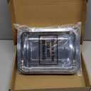 20 Pieces Baking Sheets Baking Tray for Oven Stainless Steel Nonstick Cookie Sheet Baking Pan Toaster Oven Tray 11 x 8 x 0.8 Inch Small Baking Pans Non Toxic and Healthy, Easy Clean, Dishwasher Safe