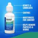 Boston Rewetting Drops for Rigid Gas Permeable (RGP) Lens, Moisturizes & Soothes Eyes, Removes Debris & Particles, Restores Tear Layer, 0.33 Fl Oz, EXP: 2028-03-01