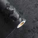 SYYKDEF Black Floral Wallpaper, 17.7 x 118 in Peel and Stick Waterproof Self Adhesive Wall Paper, Removable Vintage Black Floral Embossed Contact Paper for Cabinets Drawers Kitchen Countertop Wall