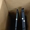 MOOACE Narrow Dresser Storage Tower with 4 Drawers, Slim Dresser Chest of Drawers, Vertical Small Fabric Dresser Standing, Wood Top Organizer for Bedroom, Bathroom & Laundry, Black/Brown