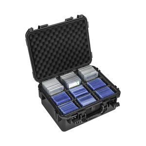 Camkinger Graded Card Storage Box, Hold 650+ 35PT 3"x4" Toploader Storage Box, PSA Slab Case for SGC CSG BGS, Trading Card Case with 2 Locks, Sports Cards Organizer for Magnetic MTG Deck (L)