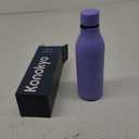 Insulated Water Bottle with Strap,18 oz Double Wall Stainless Steel Vacuum Bottles Metal Water Flask,Wisteria