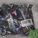 80s Outfit for Men, Neon Retro Workout Costume Set with Accessories (Size: Small, Black)