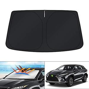 KUST Windshield Sun Shade for 2016-2022 Lexus RX 350 450h Accessories Sunshade Window Sun Visor Protector Foldable Blocks UV Rays Keep Your Car Cooler