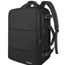 Taygeer Travel Backpack for Men Women, Carry On Backpack with USB Charging Port & Shoe Pouch, TSA 17.3inch Laptop Mochila Flight Approved, Nurse Bag Casual Daypack for Weekender Business Hiking,Black