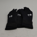 Caddis Black Neoprene Waterproof Wading/Fishing Gloves, Size L, 3 Pack