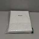 River Dream No Hook Slub Textured Shower Curtain with Snap-in PEVA Liner Set - 71" x 74"(72"), Hotel Style with See Through Top Window, Fabric Outer Curtain & Waterproof Inner Liner, White, 71x74