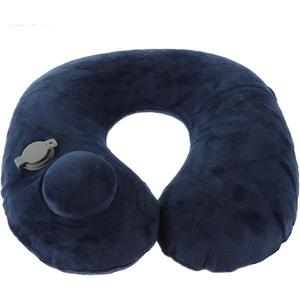 Automatic Inflatable Travel Pillow U-Shaped Neck Support Pillow Cover for Airplane Bus Train Camping