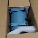 Dog Dryer for Pet Grooming, High Velocity Pet Hair Dryer with Heater, Adjustable Speed, 3 Nozzles and a Comb, Blue